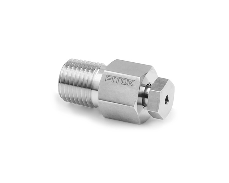 Bleed Valve, Body: 316SS/A479, MWP: 10,000psig, Stem: 316SS, Conn.: 3/8in. (M)NPT, Straight Type